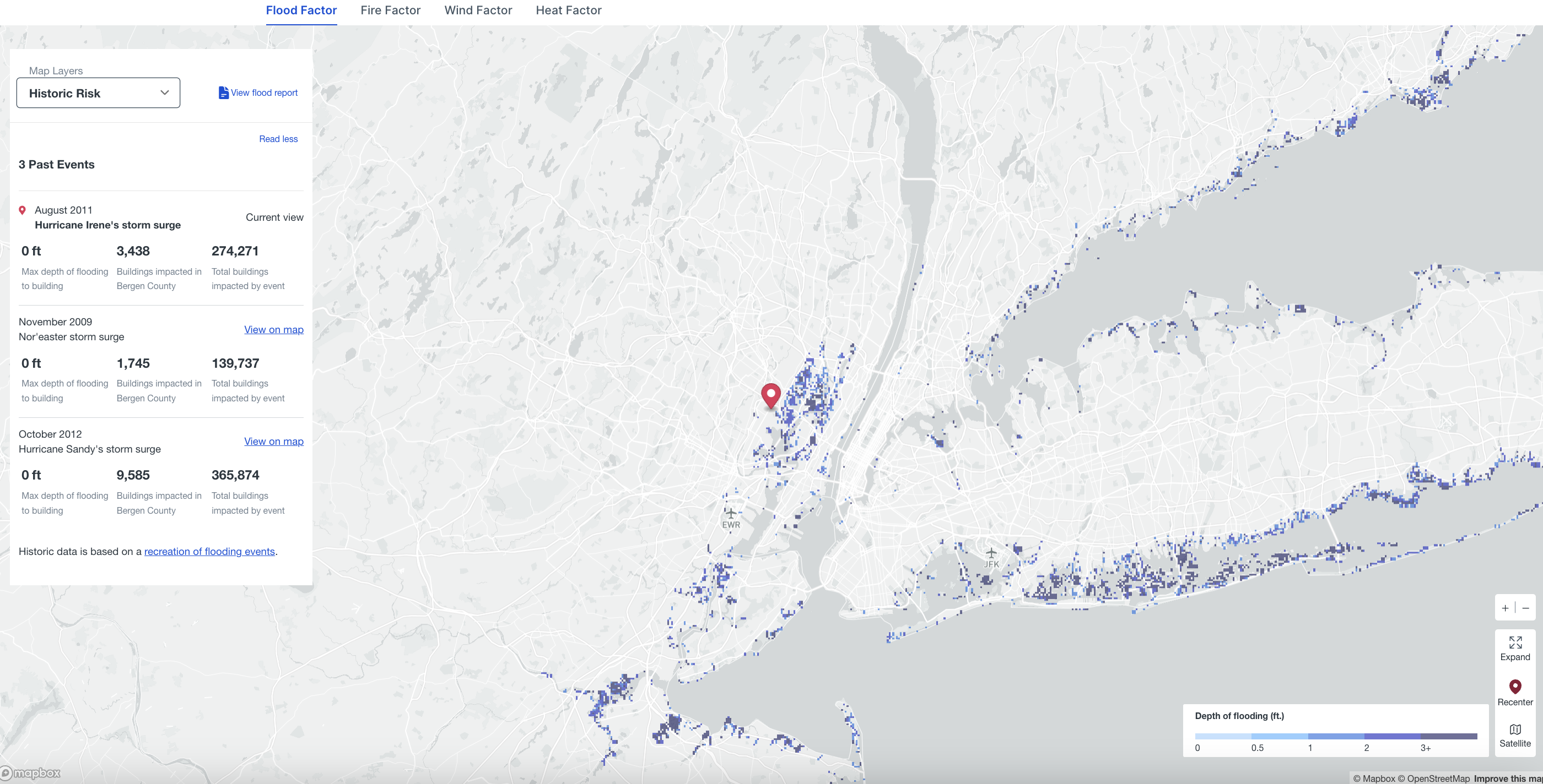 How to interpret interactive Flood Maps – First Street™